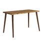 Hanah Home Escritorio de Estudio Roble 110x73x60cm, Madera Maciza Pino y Haya, Diseño Moderno y Funcional